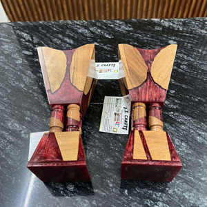 Brûleur d'encens religieux en bois de résine fait à la main de luxe pour Bakhoor arabe Bois d'acacia de haute qualité Fabriqué en Inde Forme rectangulaire - Product Image 3