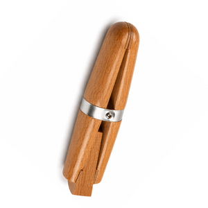 MANAN INSTRUMENTS Pince à anneaux en bois pour la fabrication et le sertissage de bijoux, avec revêtement en cuir, double face, outil de polissage à cale de verrouillage - Product Image 2