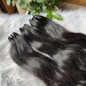 ผมต่อแบบหยักศกธรรมชาติเวียดนามยาว8-40นิ้วมัดผมลอนธรรมชาติไม่พันกัน - Product Image 1