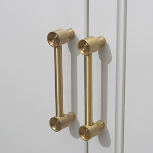 <b>Antique</b> Finish Solid Metal Brass Cabinet Door Handles Premium Furniture Pulls for <b>Wardrobe</b> and Brass Cabinet Bar Handles - Product Image 5