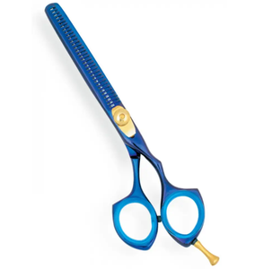 Tijeras de Peluquería Profesionales de Acero Inoxidable, Ligeras, Negras y Rojas, para Adelgazar el Cabello, para Uso en Salones de Belleza - Product Image 3