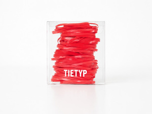 Élastiques à cheveux TIETYP, bandeaux en caoutchouc élastique, couleur unie, minimaliste, moderne, usage quotidien, pour femmes, emballage en carton, fabriqué en Corée - Product Image 2
