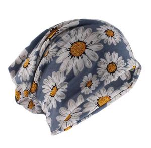 Elegant Unisex Beanie Hat Cartoon Print Blue Base <b>Winter</b> <b>Cap</b> for Adults Adjustable Head Circumference Polyester Y2K Style - Product Image 1