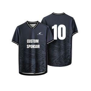 Camiseta Deportiva Transpirable con Estampado por Sublimación, Uniforme de Fútbol con Cuello Redondo, Jersey de Fútbol Retro Personalizado con Nombre del Equipo, Anti-U - Product Image 2