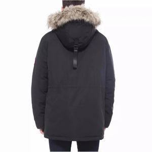 เสื้อแจ็คเก็ตพาร์กาผู้ชายสั่งทำพิเศษสำหรับฤดูหนาว แฟชั่นคุณภาพสูง มีไซส์พลัสไซส์ กันน้ำ อุ่นสบาย แบบสองด้าน บุด้วยใยฝ้าย - Product Image 2