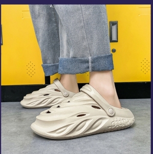 Breathable EVA Clogs Hollow Out Slip On <b>Closed</b> <b>Toe</b> Non Slip Lightweight Beach <b>Sandals</b> Summer Casual Shoes - Product Image 1