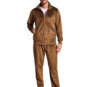 ชุดวอร์มกำมะหยี่ผู้ชายคุณภาพสูง น้ำหนักเบา ขายดีที่สุด สีตามสั่ง - Product Image 5