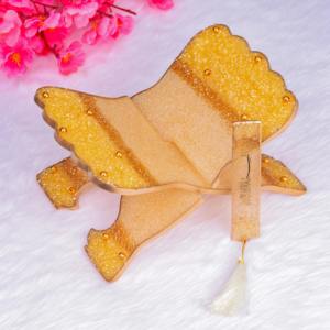 แท่นวางอัลกุรอานเรซิ่นอีพ็อกซี่ ขนาด 12 นิ้ว พับได้ ที่วางหนังสือ อ่านหนังสือได้ ปรับแต่งชื่อ สี ได้ ของที่ระลึกทางศาสนา รอมฎอน ของขวัญ DIY - Product Image 3