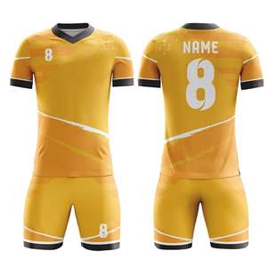 2026 Vente en gros de maillots de football personnalisés respirants à manches courtes de haute qualité, en tissu 100% polyester imprimé, prix abordable, OEM - Product Image 1