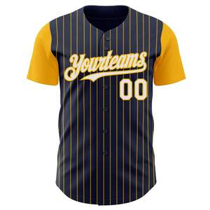 Maillots de baseball personnalisés OEM pour équipes - 100 % polyester, impression par transfert thermique/numérique, personnalisation du nom de l'équipe, du logo et des positions (droite) - Product Image 2