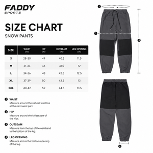 Pantalon de snowboard imperméable coupe ample pour homme et femme, coupe-vent, pantalon de ski ample, vêtements de sport d'hiver pour l'extérieur, pantalon de neige à jambe large - Product Image 6