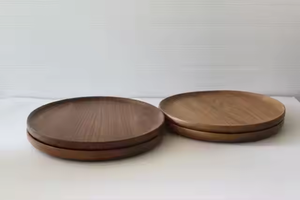 Luxury Handmade Wooden Charger <b>Plate</b> Natural Mango Wood Construction Beautiful Decorative Epoxy Resin Emerald Finish Classic - Product Image 2