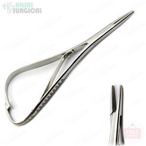 Portaagujas Mathieu TC de Acero Inoxidable de Alta Calidad de 14 cm, Herramienta Médica Quirúrgica con Certificación CE Clase I, Grado A+, Venta al Por Mayor - Product Image 4