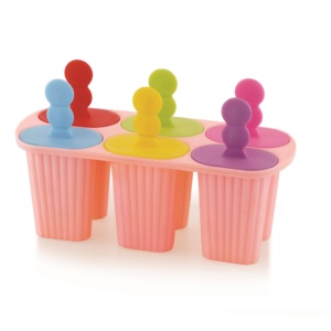 Eco-Friendly Plastic Ice Mold <b>Maker</b> Set & Ice Pop <b>Maker</b> with Ice <b>Cream</b> Sticks - Product Image 1