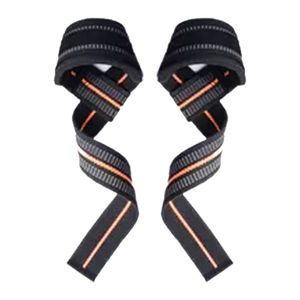 Custom Professional Durable Deadlift <b>Strap</b> Fitness Wrist <b>Straps</b> Weightlifting Gym Weight <b>Lifting</b> <b>Straps</b> With Padded - Product Image 1