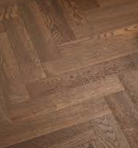 Suelo de roble ahumado en forma de chevron (acabado mate) - Product Image 5