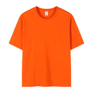 Camiseta de algodón de manga corta con cuello redondo para hombre, color sólido, sencilla, holgada, informal, en oferta, camiseta tipo pullover para hombre - Product Image 3