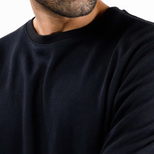 Conjunto Deportivo Informal de Invierno para Hombre, 100% Algodón, Felpa, Ecológico, Transpirable, 320g, Secado Rápido, Sin Costuras, con Capucha, para Correr - Product Image 5