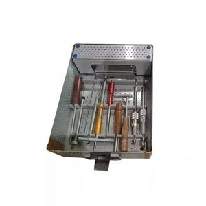 ชุดเครื่องมือผ่าตัดกระดูก DHS DCS ของเยอรมัน ทำจากสแตนเลส รุ่น DC-PK-0055 จำนวน 27 ชิ้น พร้อมสกรูแบบมีรูตรงกลางขนาด 6.5 มม. บรรจุในกล่องอลูมิเนียม - Product Image 2