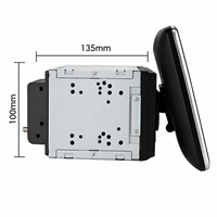 Autoradio tactile HANTUE double DIN avec FM/RDS/DSP, Bluetooth, rotation automatique et fonction caméra 360°