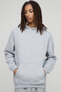 Sudadera con Capucha Deportiva de Algodón 100%, Lisa, Teñida, para Invierno, al por Mayor, Gruesa, Talla Grande, con Logotipo Personalizado, para Hombre - Product Image 4