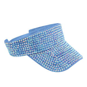 Unisex Sports Rhinestone Visor Cap Adjustable Sun Lightweight Summer Outdoor Running Tennis Golf Beach Fishing Travel Cycling - Product Image 6