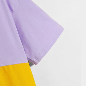 Fabricant sur mesure, nouvelle conception, t-shirts en coton décontractés à blocs de couleur, vêtements de rue, chemises de golf, polos, t-shirts tendance, hauts pour enfants - Product Image 5