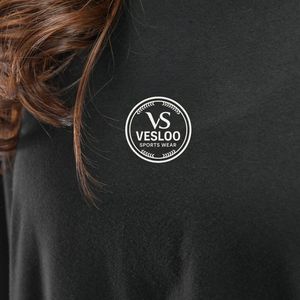 Camiseta Deportiva para Mujer, Color Negro, Transpirable, Ligera, Informal, de Secado Rápido, para Fitness, Entrenamiento, Running y Actividades Deportivas - Product Image 5