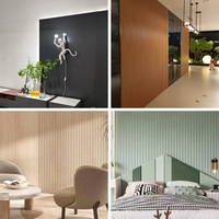 150 panneaux à lattes rondes de petite taille |   Panneau mural décoratif imperméable en WPC