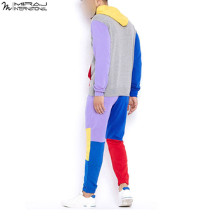 ชุดวอร์มผู้ชายคุณภาพพรีเมียม ดีไซน์โดดเด่น สีตัดกันสวยงาม พร้อมโลโก้ของคุณเอง ราคาขายส่งจากซัพพลายเออร์ที่เชื่อถือได้ - Product Image 5