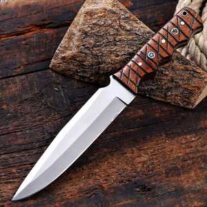 Cuchillo de Caza y Camping Internacional de Product Palace LLC, Mango de Madera, Hoja Fija, Personalizable OEM, Garantía de 3 Años, Acero al Carbono OEM - Product Image 3