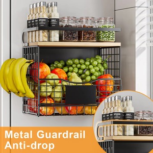Premium Stackable Fruit <b>Storage</b> Rack For Kitchen Counter Organization <b>Vegetable</b> Basket And Home <b>Storage</b> Solution From India - Product Image 5