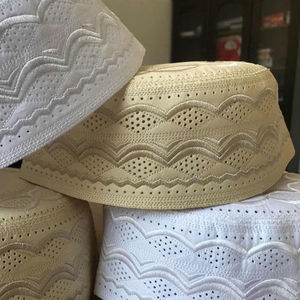 Premium Men OEM Prayer Cap Soft Lightweight <b>Islamic</b> Kufi Hat Bulk Manufacturer SupplyEco-Friendly - Product Image 5