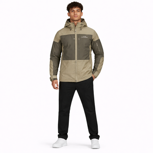 Chaqueta cortavientos de invierno para hombre, reversible, impermeable, resistente al viento, transpirable, con logotipo personalizado, de alta calidad, para hombre, B2B. - Product Image 1