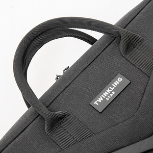 Bolso negro para portátil de 15,6 pulgadas, bolso sencillo, bandolera, bolso de hombro, maletín versátil, bolso de negocios - Product Image 5