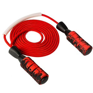 Corde à sauter segmentée professionnelle avec poignée transparente à double roulement, corde à sauter réglable pour la remise en forme unisexe, salle de sport - Product Image 6