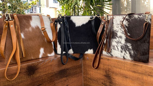 Personalizado al por mayor 2024 nuevo bolso de hombro de piel de vaca para mujer de cuero genuino occidental de lujo de gran capacidad bolsos de mano cruzados - Product Image 3