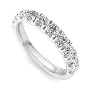 Anillo de lujo en oro rosa, oro blanco y oro amarillo, certificado por IGI, joyería fina, anillo de compromiso, alianza de boda para mujer - Product Image 3