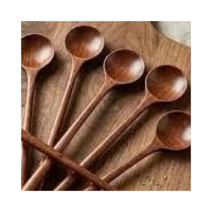 Cuillère à mélanger en bois massif faite à la main - Product Image 1