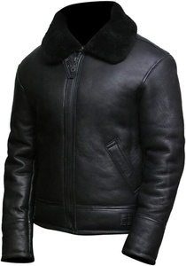 New Arrival <b>Men's</b> High Quality Fashion <b>Fur</b> Leather <b>Jacket</b> for <b>Men</b> 2024 Winter Wear Genuine Leather <b>Jacket</b> - Product Image 4