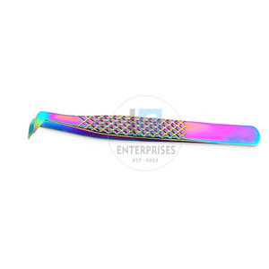 Pince à épiler pour extensions de cils en acier inoxydable de haute qualité, durable et légère, marque privée - Product Image 5