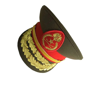 Gorra OEM Peak con Diseño de Hoja de Roble Blanco, Ecológica, 100% Lana, Lisa, para Uso en Exteriores, Roja Dorada, con Borde Simple/Doble - Product Image 5