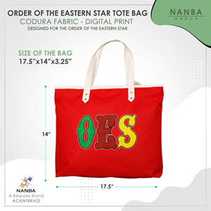 OES Tote <b>Bag</b> Codura & Poly-<b>Vinyl</b> Shoulder <b>Bag</b> with Zipper Closure & Embroidery Waterproof Material & OES Emblem Design - Product Image 6
