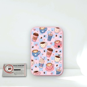 Custom <b>Magnetic</b> Pink Pattern Rectangle Lash Acrylic Lash <b>Tile</b> Palette for Lash Stylish Eyelash Extension Plate Beauty Tools - Product Image 5