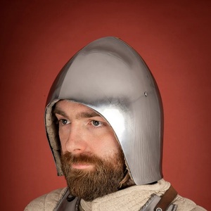 Casco Medieval de Calidad Museística, Protección Histórica Duradera para la Cabeza, Diseñado para Exposiciones y Representaciones Teatrales - Product Image 2