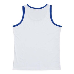 <b>Men's</b> <b>White</b> Sleeveless Tank Top O Neck Knitted Solid Color Casual Sporty Workout <b>Vest</b> Breathable Gym Wear - Product Image 2