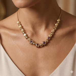 New Design S925 <b>Necklace</b> 925 Sterling Silver Gold Plated Tourmaline <b>Long</b> Chain Pendant <b>Necklace</b> for Women - Product Image 3