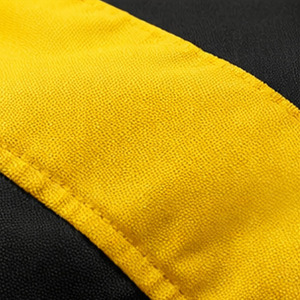 Combinaison de course de karting bicolore noir et jaune à manches longues, combinaison de sport automobile unisexe pour adultes, polyester ignifuge - Product Image 6