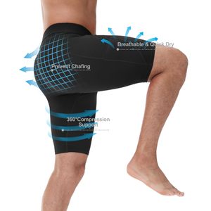 Shorts de compression haut de gamme pour hommes avec soutien musculaire pour l'entraînement, le fitness et l'athlétisme, shorts pour la récupération musculaire et la performance - Product Image 5