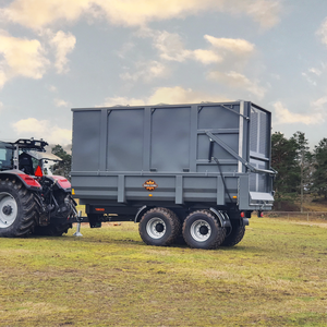 Durable Silage Dumper <b>Trailer</b> Heavy Duty Agricultural Rear Tip Wagon for Maize Grass Silage Transport Farm Equipment <b>Trailer</b> 2 - Product Image 3